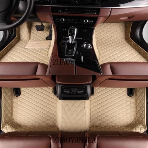 Custom LHD/RHD Waterproof Anti-Dirty Leather Car Floor Mats For Toyota Prius 30 2006-2016 Year Car Accessories