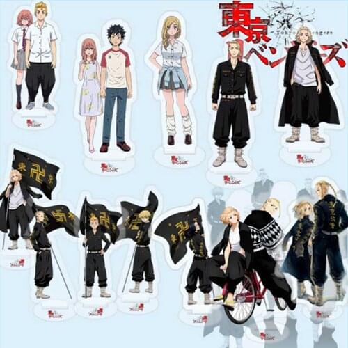 Japan Tokyo Revengers Transparent Acrylic Stand Anime Manjiro Ken Takemichi Hinata Atsushi Figure Cosplay Model Plate For Fans