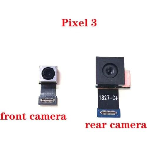 For Google Pixel 3 Back Rear Big Camera+Front small Camera Module Flex Cable Replacement Part+Track Number