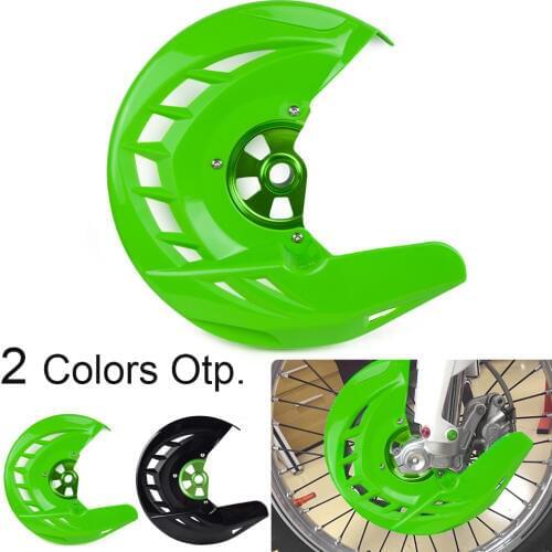 For Kawasaki KX KXF 125 250 450 2006-2018 Front Brake Disc Guard Cover Protector For KX125 KX250 KX250F KX450F KLX450R 250F 450F