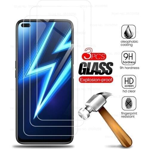 3pcs glass for realme 6 7 8 pro 6i 6s 7i c21 c3 c11 c15 x3 superzoom protective glass on realmi c 3 11 15 21 screan protect film