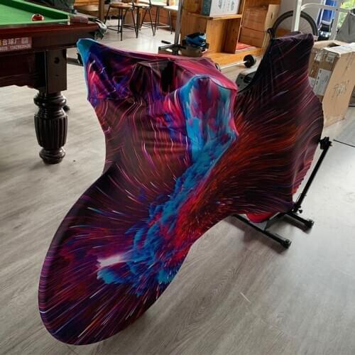 Bike Protector Full Cover Colorful Bicycle Indoor Dust Cover Elastic Fabric Mountain MTB Road Bike Covers for 26-28'' bikes