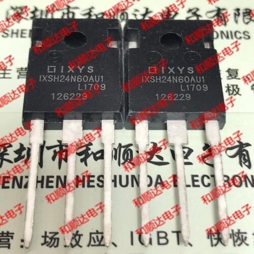 10pcs/lot IXSH24N60AU1 New stock TO-247 600V 48A
