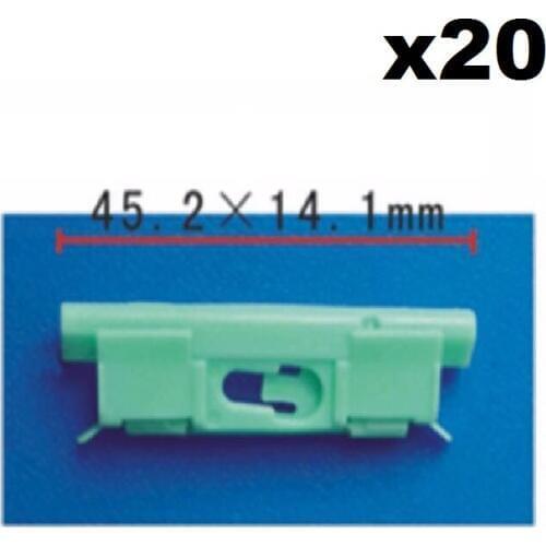 20x For Honda Accord Front Windshield Trim Molding Plastic Front Glass Clips / Front windshield fixed buckle