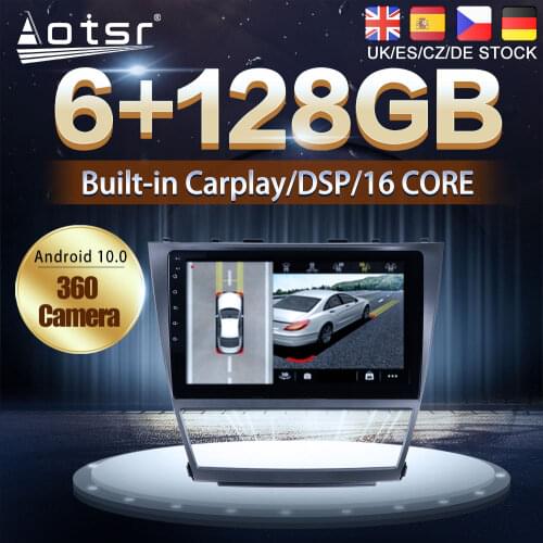 Android 10 For Toyota Camry 6 XV 40 50 2006 - 2011 Car DVD GPS Navigation Auto Radio Stereo Multimedia Player Head Unit No 2DIN