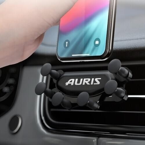 Car Mobile Phone Holder Air Vent Mount Stand No Magnetic Phone Holder for Toyota Auris 2007 2008 2017 Stickers Accessories