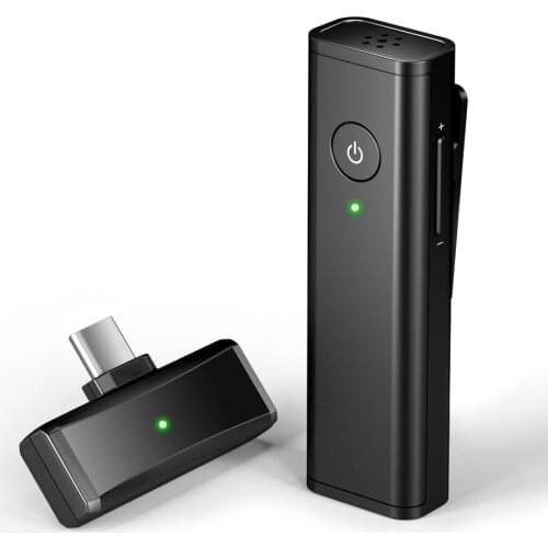 2.4G Wireless Clip Microphone Live VLOG Short Video Microphone Interview Recording Teaching Microphone