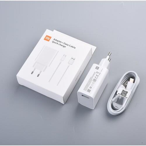 Xiaomi MDY-10-EL 27W Fast Charger EU Turbo Charge Adapter For Mi 9 10 Lite CC9 E 9T POCO F1 F2 Pro Redmi K20 Pro Note 8 9 Pro 8T