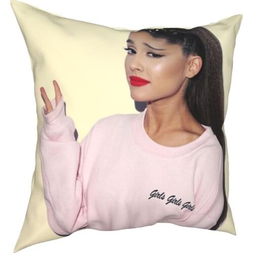Ariana Grande decorative cushion cover sexy beauty cushion cover 45cm linen pillow residential culture