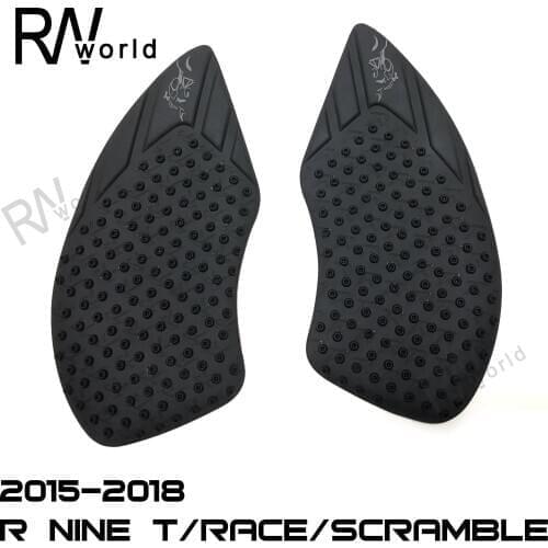 Motorcycle Fuel Tank Pad Anti Slip Protector Stickers Knee Grip Side Decals For BMW R Nine T Race Scramble 2015 2016 2017 2018