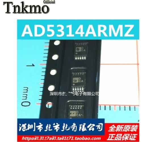 10PCS AD5314ARMZ MSOP-10 AD5314ARM MSOP10 AD5314A AD5314 5314 Code DCA Digital to analog converter New and original