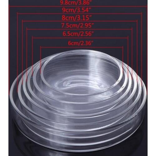 New Arrival Fish Tank Feeder Aquarium Shrimp Glass Feeding Bowl Dish Tray 6 Size Au02 21 Dropshipping