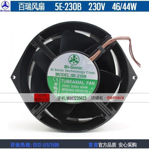 NEW BI-SONIC 5E-230B 230V 46W metal high temperature resistance UPS cooling fan