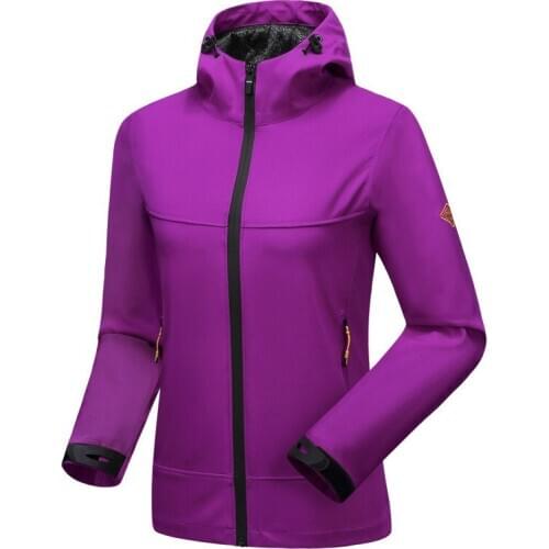New Outdoor Soft Shell Stormsuit For Men And Women Single Layer Waterproof And Breathable Couple Fleece Jacket Can Be Printed