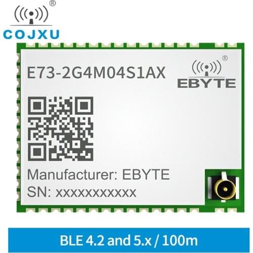 NRF52810 Bluetooth cojxu E73-2G4M04S1AX Ebyte 2.4Ghz 2.5mW IPEX PCB Antenna IoT UHF Wireless Transceiver SMD Transmitter