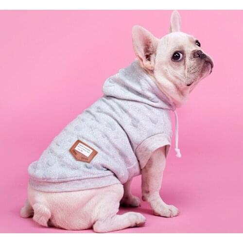 Autumn Dog Clothes for Small Dogs Cotton Warm Coat for Chihuahua French Bulldog Print Hoodies for Puppy Cat Outfit Dog Costume