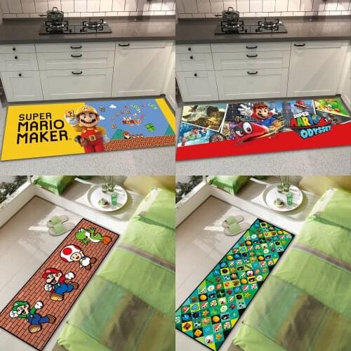 Super Game Floor Rug Long Doormat Carpet Room Bedroom Kitchen Living Room Non-slip Mat