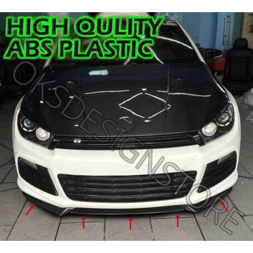 For VOLKSWAGEN VW SCIROCCO R 2009 - 2015 FRONT bumper SPOILER LIP