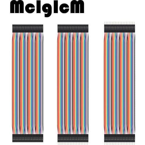 40pcs Jumper Wire Dupont 10cm 20cm 30cm Jumper Dupont Male to Male, Male to Female, Female to Female, Jumper Wire Dupont Cable