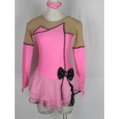 Dragonfly dancer figure skating dress skating dresses good quality from 100% LT111