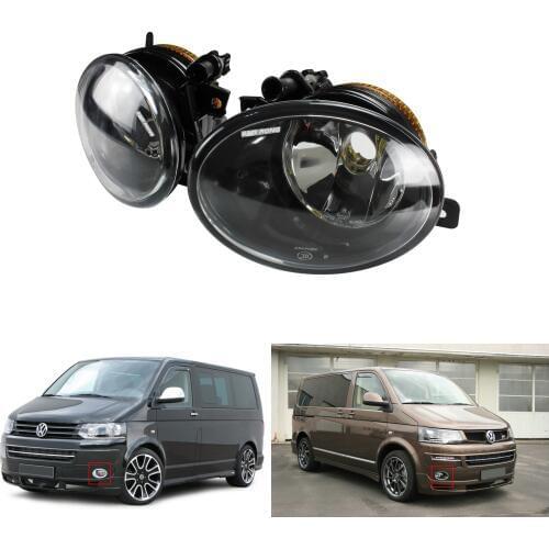 ANGRONG Fog Light Lamps OEM Replacement Left & Right No Bulb For VW Transporter T5 2010-2015