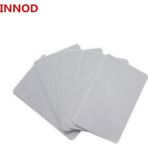 PVC UHF RFID card tag 860-960mhz Long read range 5-15meters uhf white blank ID card passive alien h3 chip with EPC Class1 Gen2
