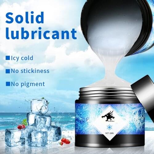 Solid Sex Oil Lubricant 150ML Anal Sex Gel Grease Lube Personal Massage Fisting Oil Cream Butt Plug Vibrator Masturbation