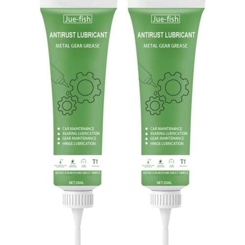 2pcs Mental Gear Grease Lubricant Prevent Rust For Bicycle Frames Door Locks Engines Alloys