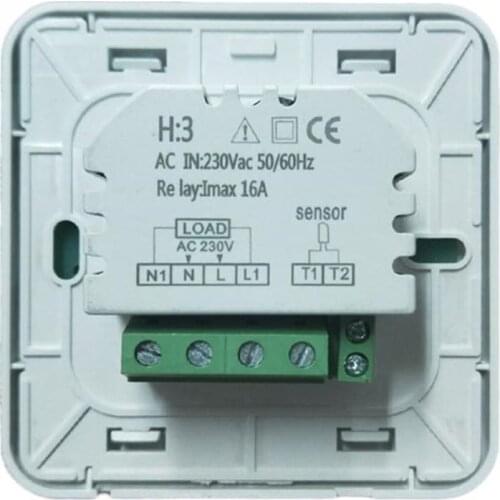 Thermoregulator Touch Screen Thermostal Electric Heating System Temperature Controller With Kid Lock