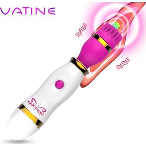 VATINE Rotation Thorn Brush Vibrator AV Stick Vibrator Massager Female Masturbation Clitoris Vagina Stimulator Sex Toys Vibrator