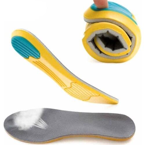 1Pair Sport Insoles Memory Foam Mezzanine Insole Sweat Absorption Pads Running Sport Shoe Inserts Breathable Insoles