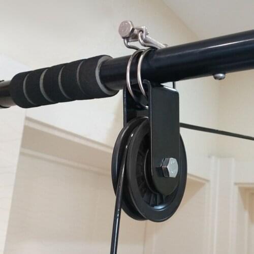 2Pcs Gym Bearing Pulley 88mm Wearproof Nylon Bearing Pulley Wheel Cable Universal Fitness Gum Bearing Pulley Fitness Equipment