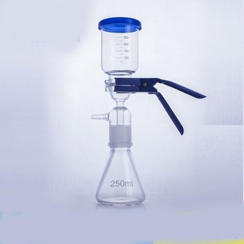 250ml/500ml sand core filter glass solvent filter device high quality