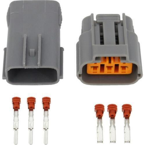 3 Pin Female And Male Waterproof Cable Connector For Coil with terminal DJ7034-2.2-11/21 3P