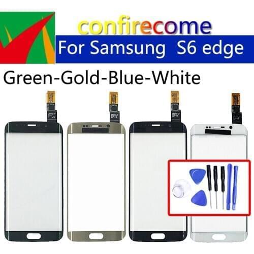 5.1" For Samsung Galaxy S6 Edge G9250 G925 G925F Touch screen Touch Sensor Glass Panel Replacement NO LCD
