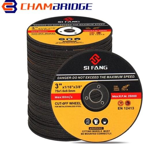 3Inch 75mm Metal Cutting Discs Corundum Cut Off Wheels Resin Cutting Wheel for Die Grinder Metal & Satinless Steel Cutting Disc