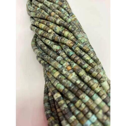 AAAAA Natural African pine cut partition Piece Hercyine piece 2x3mm2x4mm DIY jewelry boutique crystal length 38cm