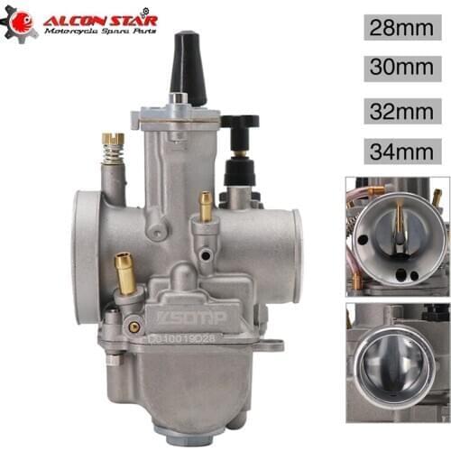 Alconstar Universal PWK 28/30/32/34mm Carburetor Racing carb For 4T Motorcycle ATV Quad Go Kart Buggy Dirt Bike scooter Motocros