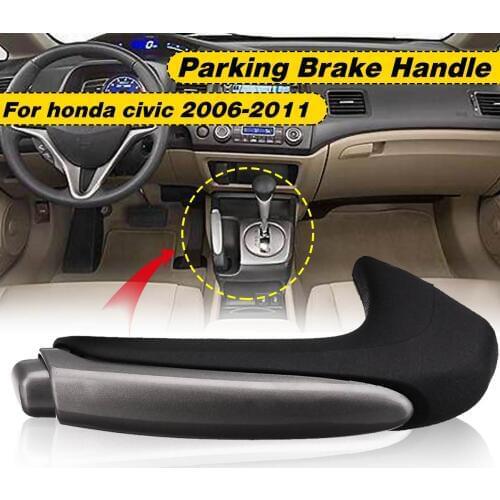 Car Handle Grip Covers Parking Hand Brake Handle Sleeve Protector Interior Accessories for Honda for Civic 2006 2007 2008 -2011
