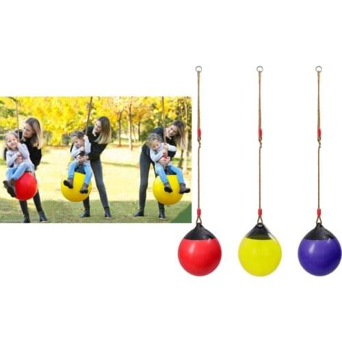 Childrens Ball Swing Game Toys Child Balance Ball Swing Discs Kids Garden Playground Backyard Entertainment Equipment Gifts