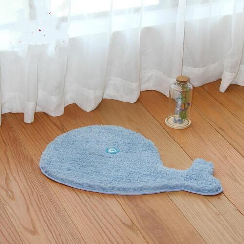 Home Cartoon Animal Floor mat Cushion Superfine Fiber Floor carpets Bathroom Supplies Anti-skid Foot Carpet Cute Dolphin rug