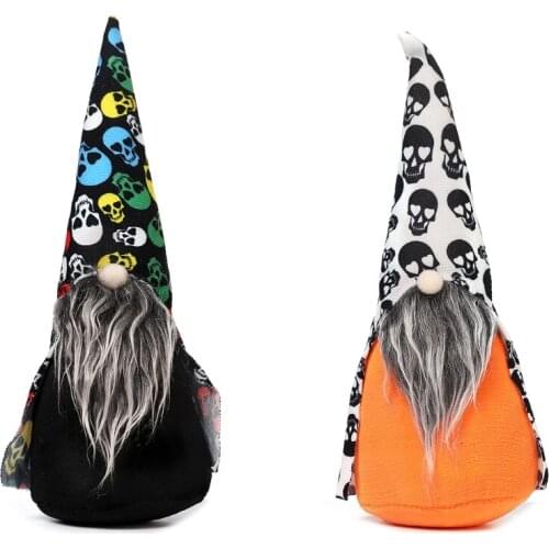 Halloween Gnomes Plush Decor Elf Dwarf Home Household Holiday Ornaments for Memorial Day Independence Day Thanks Giving