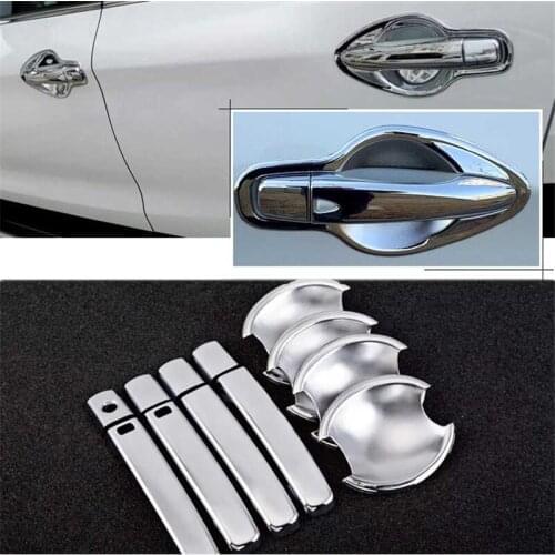 Non-Rusty Chrome Door Handle Bowl Cover Cup Overlay Trim For Nissan Qashqai 2016