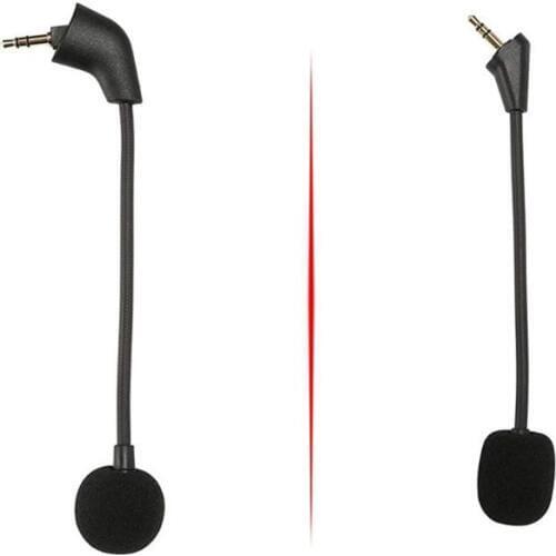 Mini Portable Microphone Earpads Cable Headphone Microphone for HYPERX Cloud II Core Silver Gaming Cloud Alpha/Alpha S