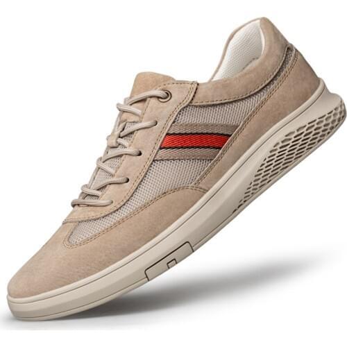 Spring Autumn Luxury Brand Shoes Men Designer Leather Sneakers High Quality Casual Flat New 2021 Dropshipping