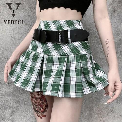 Fashion Streetwear High Waist Skirts for Female Women Vintage Short A-line Casual Skirt Sexy Mini Skirt Bodycon Dress for Girl