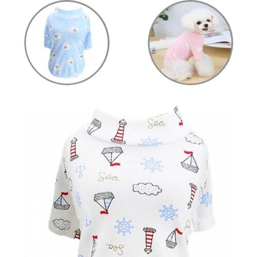 Unisex Soft Dog Winter Two-legged Shirt Casual Pet T-shirt Close-fitting for Daily Wear