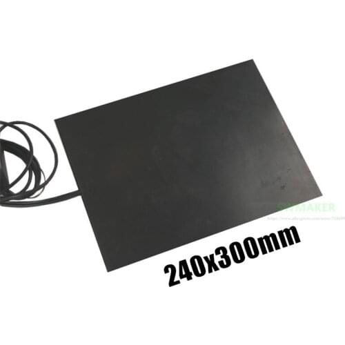 240x300mm 200W 3D Printer Heat Bed Silicone Rubber Heater 240*300mm Electric Heating Pad