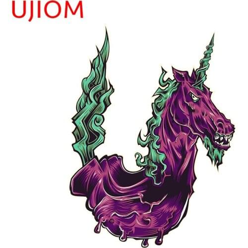 UJIOM Wall Stickers Undead Unicorn Sticker Home Office Room Decor Window Wallpapers Decoration Accessories Waterproof Decals
