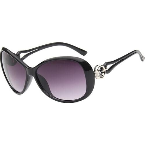 New Ladies Oval Sunglasses Women Luxury Brand Sun Shade Glasses Frame Women Red Black Fox Glasses UV400 AS077